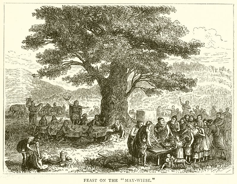 Fête sur la prairie de mai - English School