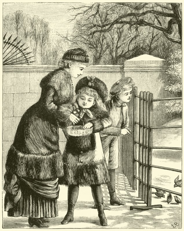Nourrir les Oiseaux dans le Parc - English School