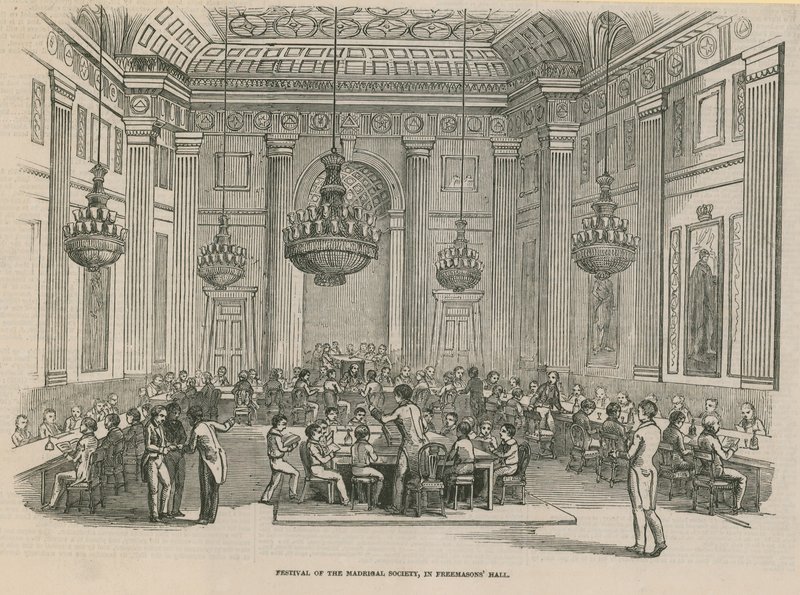 Festival de la Société des Madrigaux, Freemasons Hall, Londres - English School