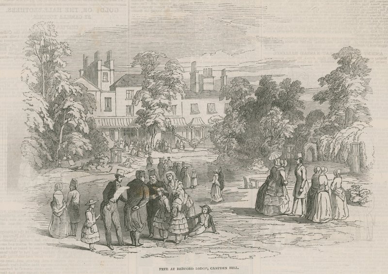 Fête à Bedford Lodge, Campden Hill, Londres - English School