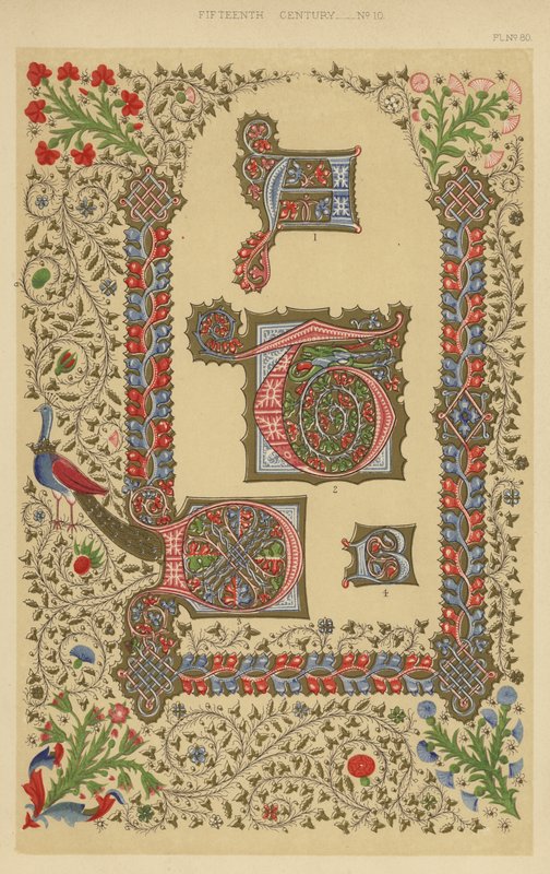 Quinzième siècle (chromolithographie) - English School