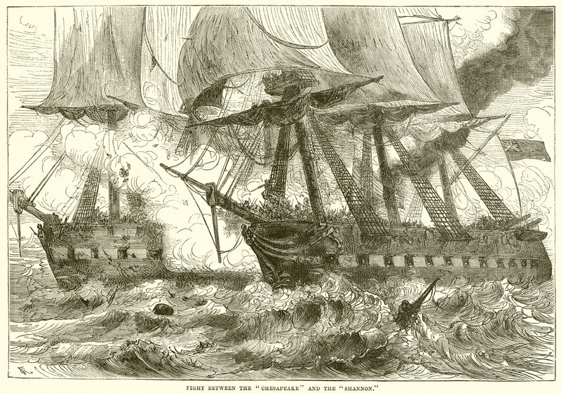 Combat entre le Chesapeake et le Shannon - English School