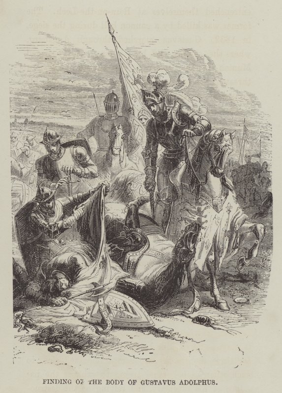 Découverte du corps de Gustavus Adolphus - English School