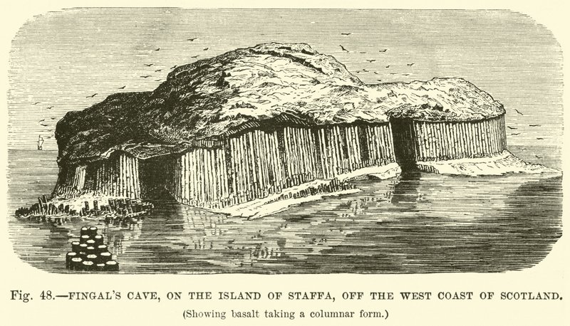 La grotte de Fingal, sur l