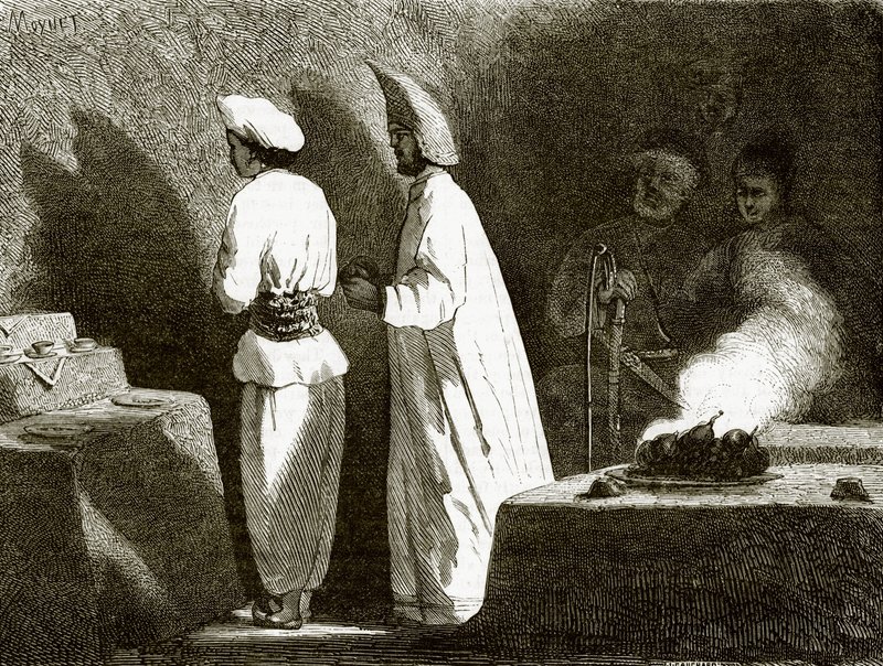Adorateurs du feu à Atash-Gah - English School