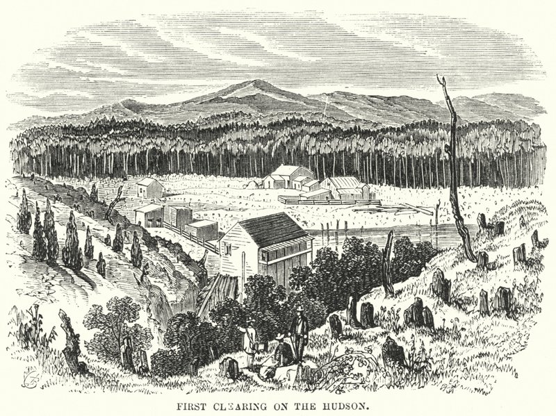 Première clairière sur l