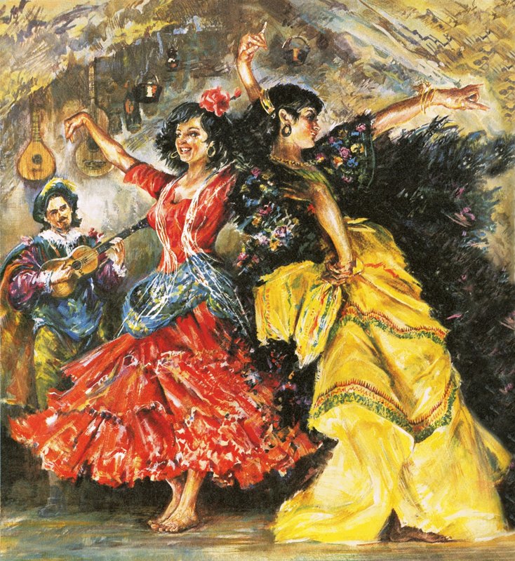 Danseurs de flamenco - English School