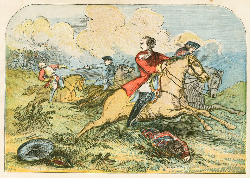 Fuite du prétendant à Culloden - English School