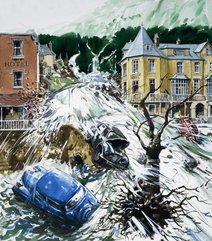Eaux de crue - English School
