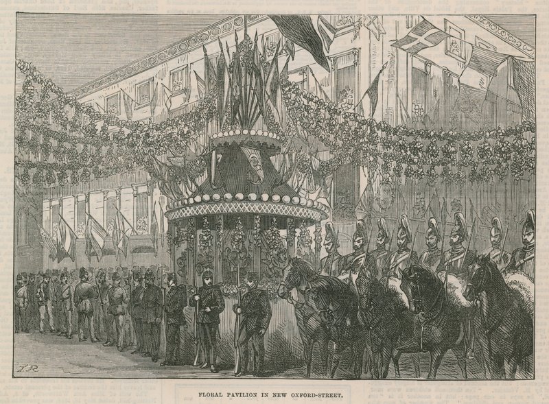 Pavillon floral à New Oxford Street - English School