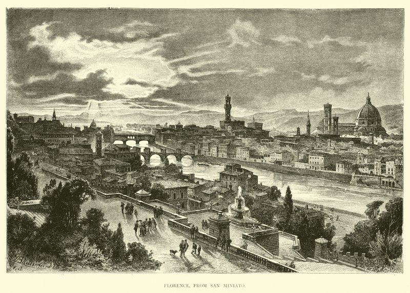 Florence, depuis San Miniato - English School