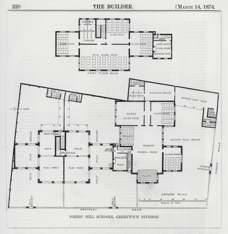 Écoles de Forest Hill, division de Greenwich (gravure) - English School