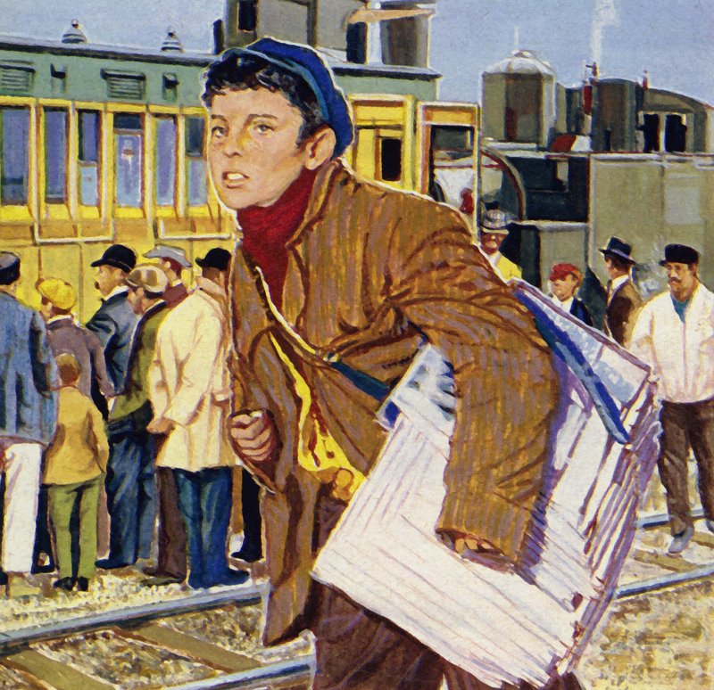 Fred Royce vendait des journaux à l