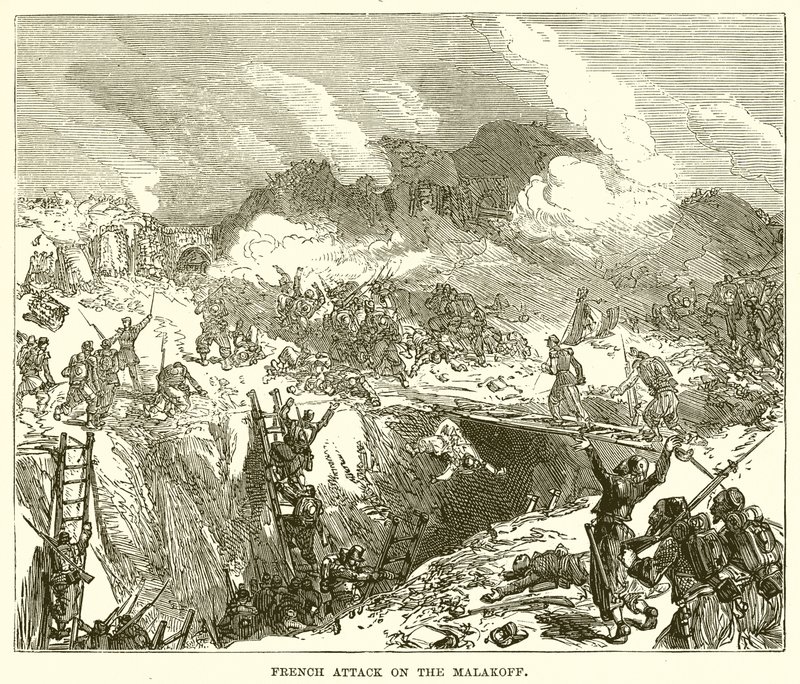 Attaque Française sur le Malakoff - English School
