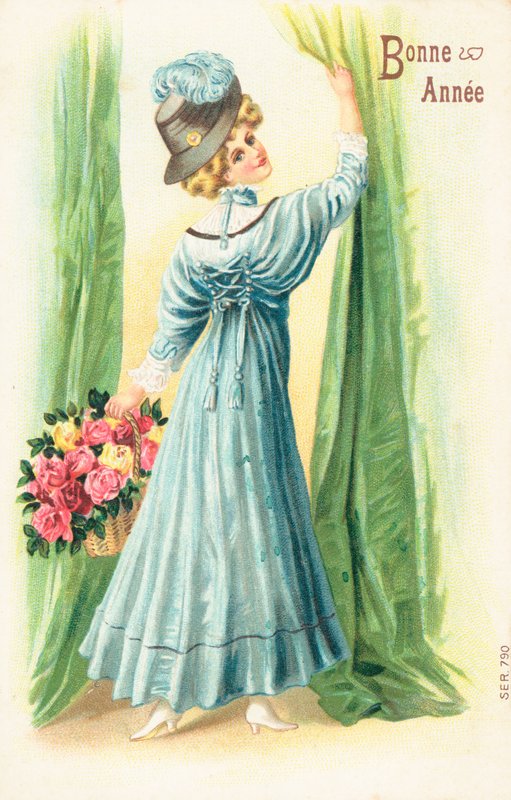 Carte de Nouvel An française - English School
