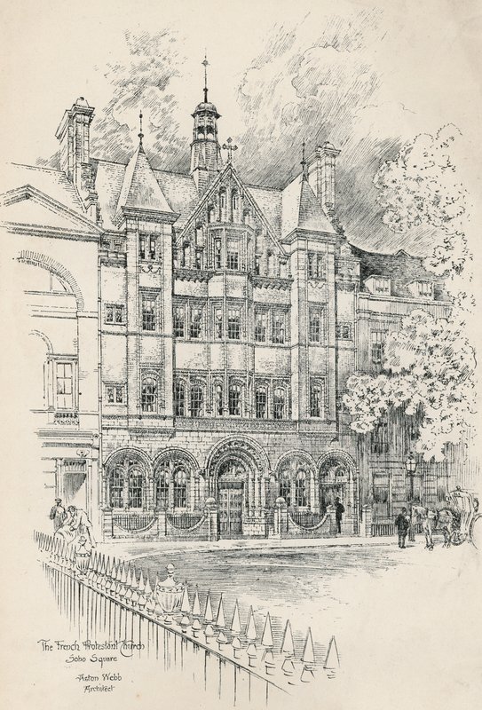 Église protestante française, Soho Square - English School