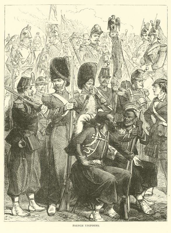 Uniformes français, septembre 1870 - English School