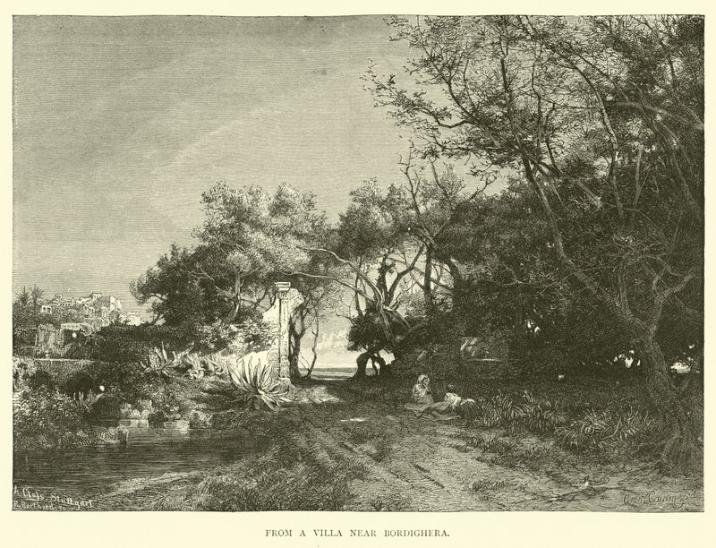 Depuis une villa près de Bordighera - English School