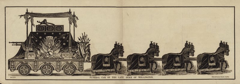 Char funéraire du feu duc de Wellington - English School