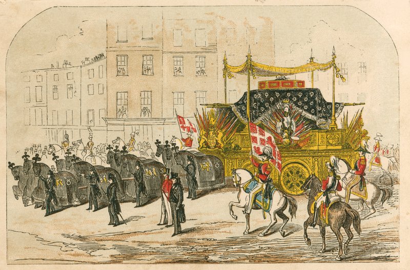 Char funéraire du Duc de Wellington - English School