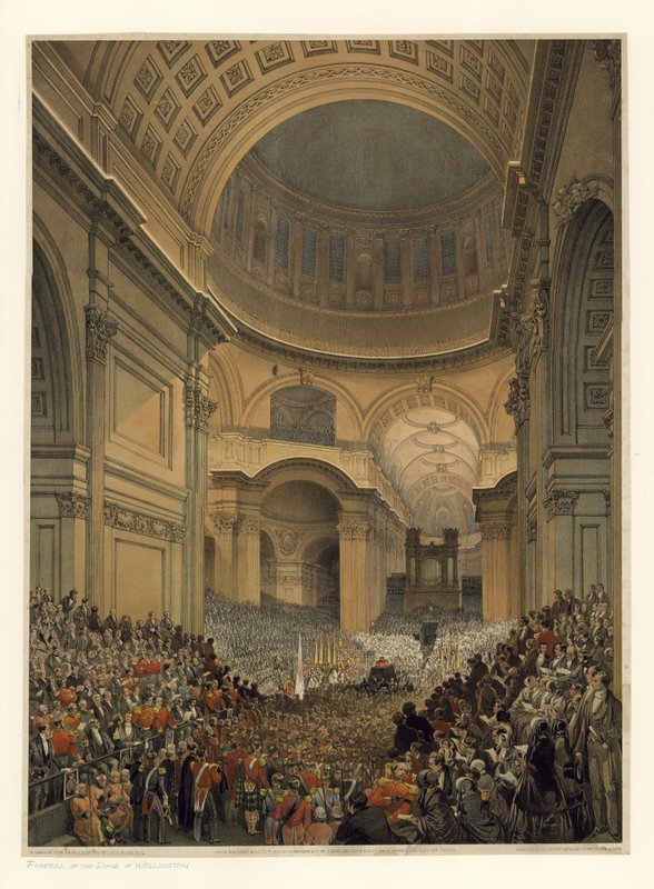 Funérailles du duc de Wellington - English School