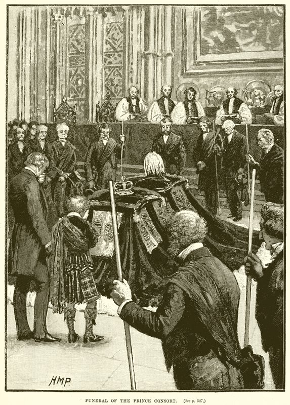 Funérailles du prince consort - English School