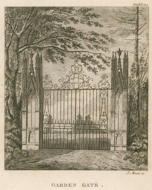Porte de jardin à Strawberry Hill, Twickenham, Londres - English School