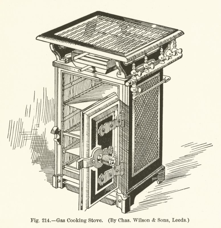 Cuisinière à gaz, par Charles Wilson and Sons, Leeds - English School