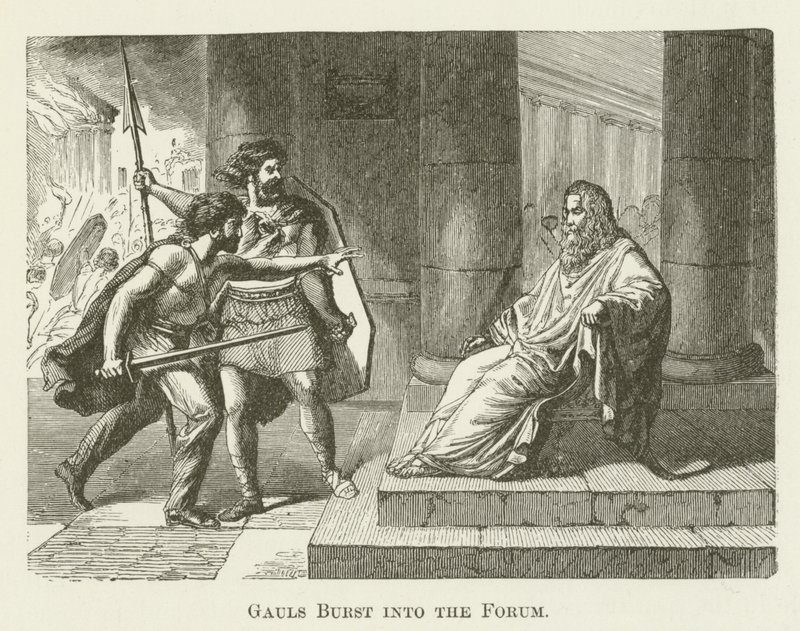 Les Gaulois envahissent le Forum - English School