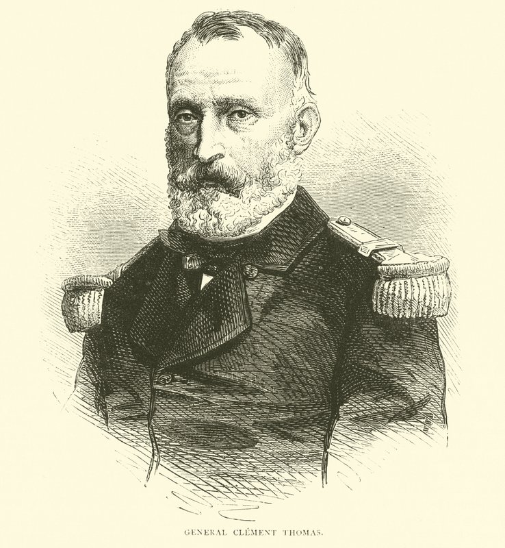 Général Clément Thomas, mars 1871 - English School