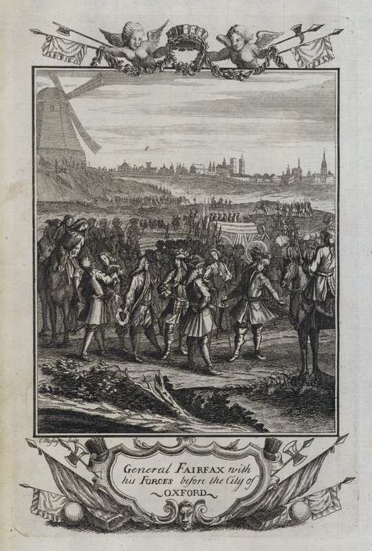 Le général Fairfax avec ses forces devant la ville d