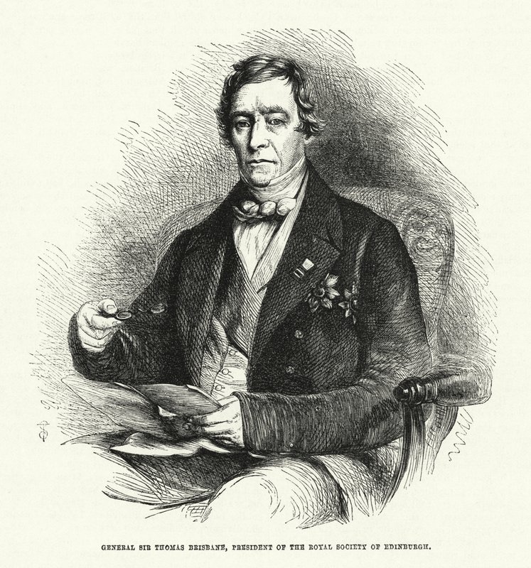 Général Sir Thomas Brisbane, Président de la Société Royale d