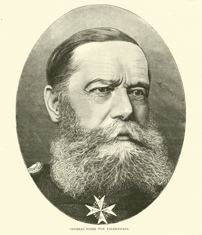 Le général Vogel Von Falkenstein, septembre 1870 - English School