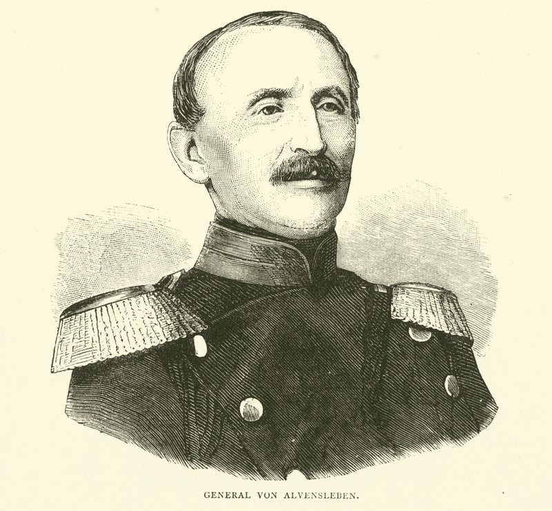 Général Von Alvensleben, novembre 1870 - English School