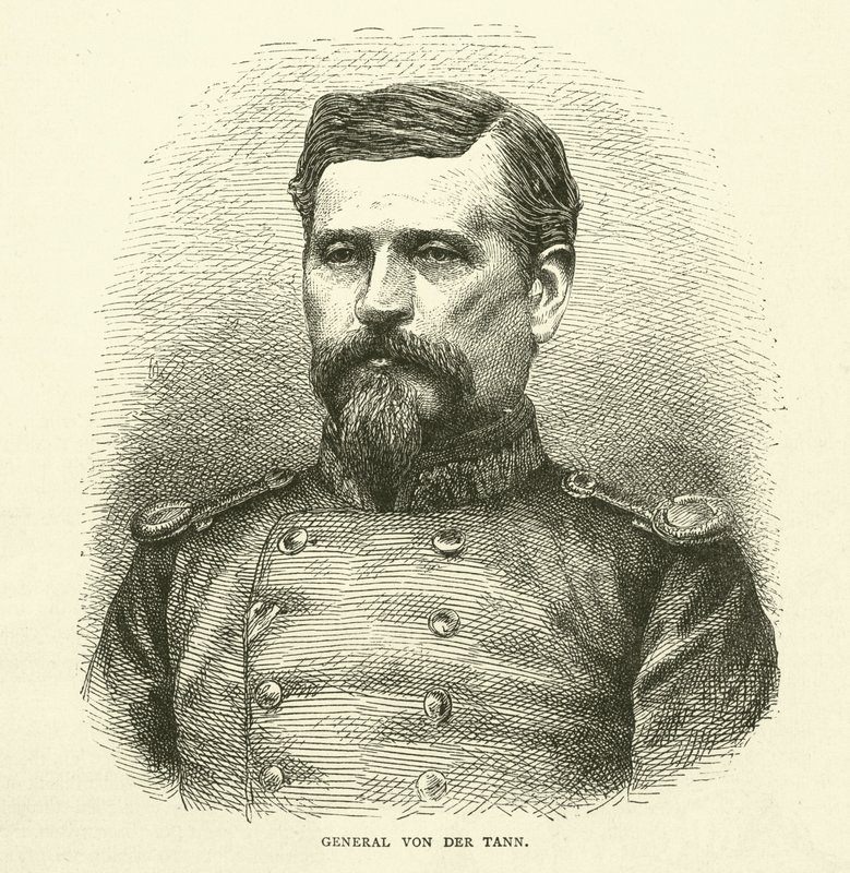Le général Von der Tann, septembre 1870 - English School