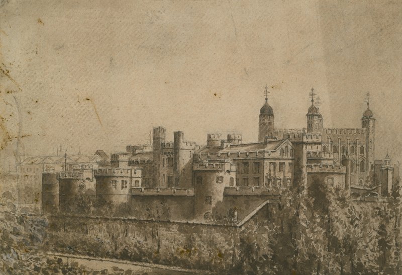 Vue générale de la Tour de Londres - English School