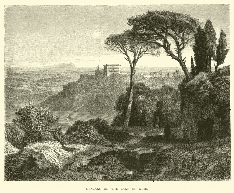 Genzano sur le Lac de Nemi - English School