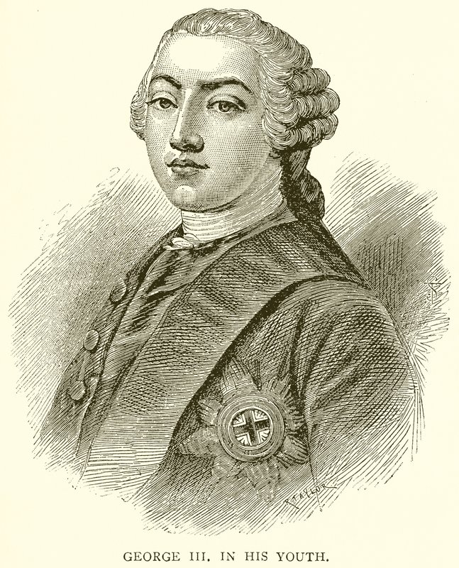 George III dans sa jeunesse - English School