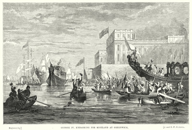 George IV embarquant pour l
