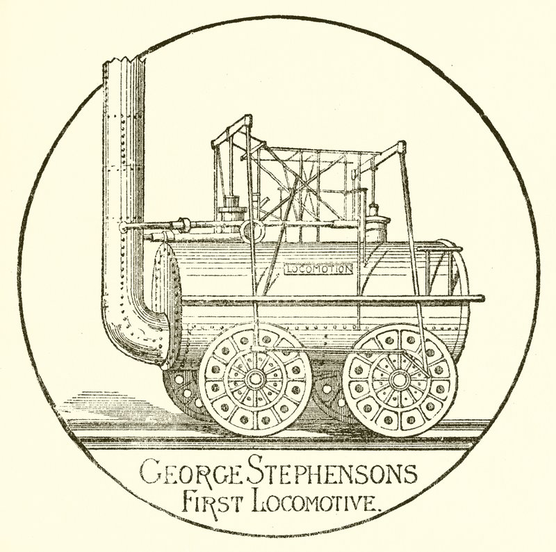 La première locomotive de George Stephenson - English School