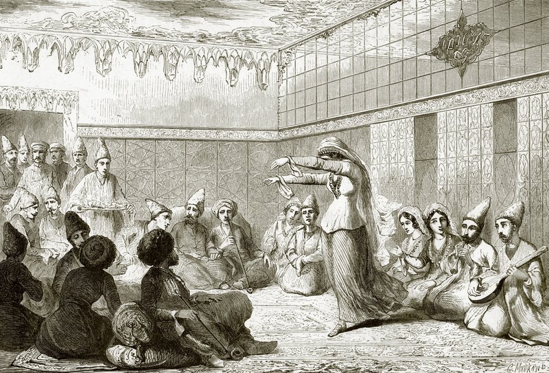 Bayadères géorgiennes - English School