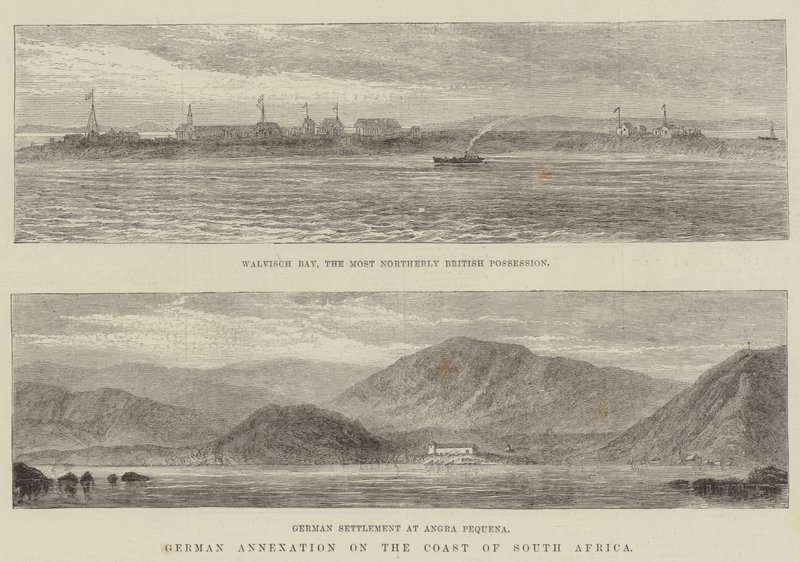 Annexion allemande sur la côte de l