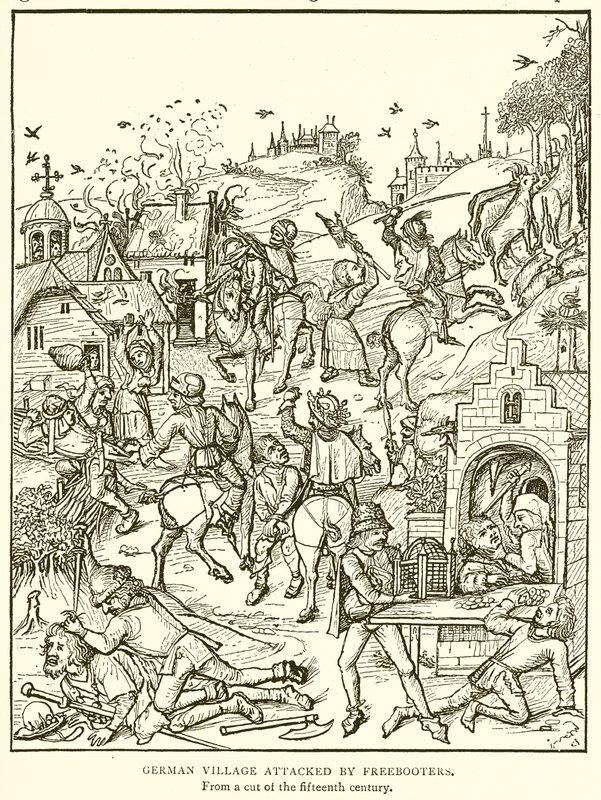 Village allemand attaqué par des maraudeurs - English School