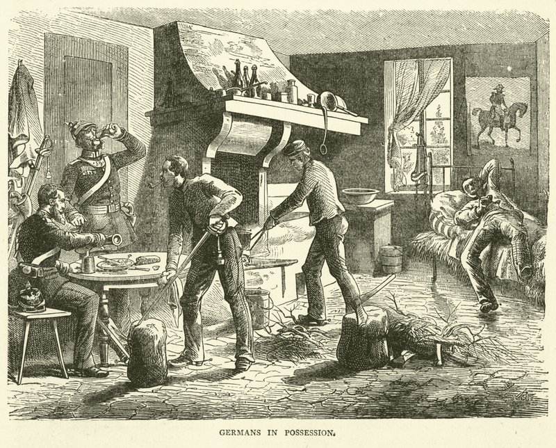 Les Allemands en possession, septembre 1870 - English School