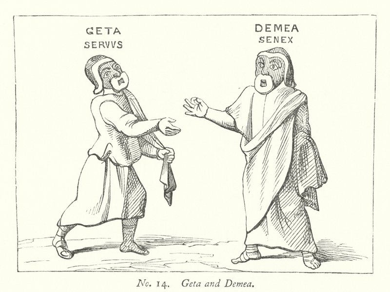 Geta et Déméa (gravure) - English School