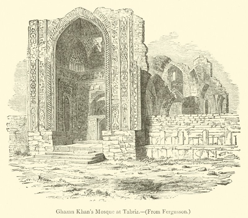 Mosquée de Ghazan Khan à Tabriz (gravure) - English School