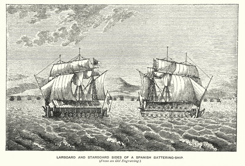 Gibraltar : Côtés bâbord et tribord d