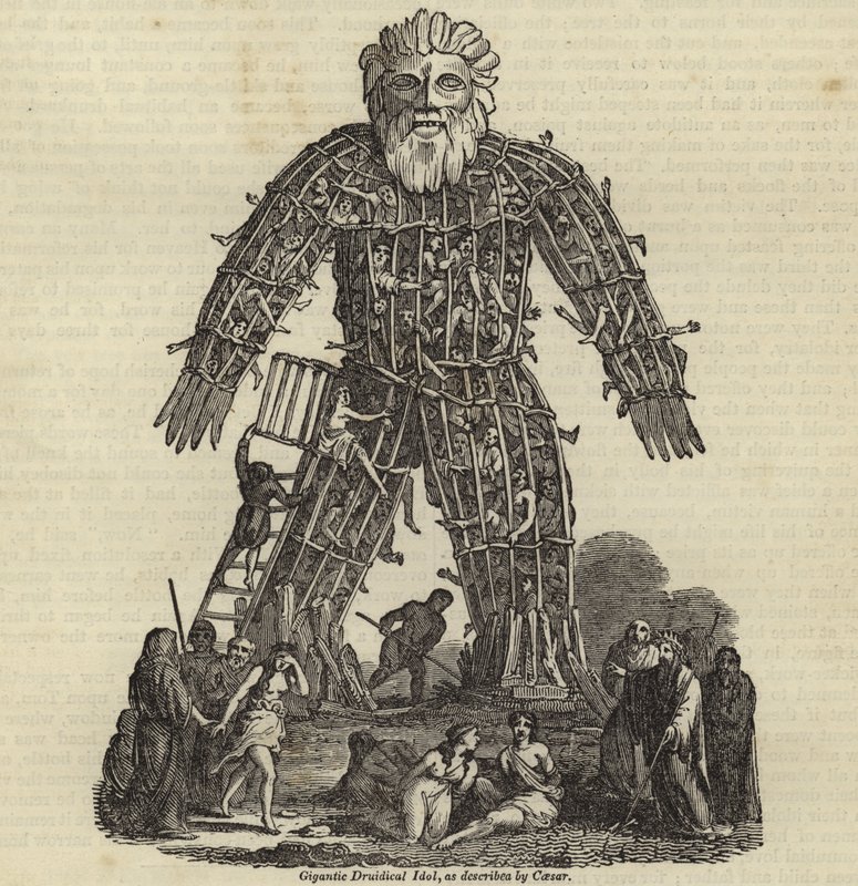 Idole druidique gigantesque - English School