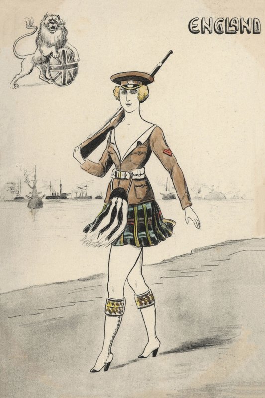 Fille en uniforme écossais - English School