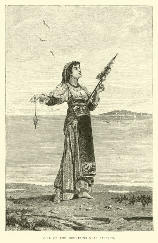 Fille des montagnes près de Salerne - English School